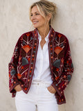 SUZANI JACKET IN CHERRY BLISS