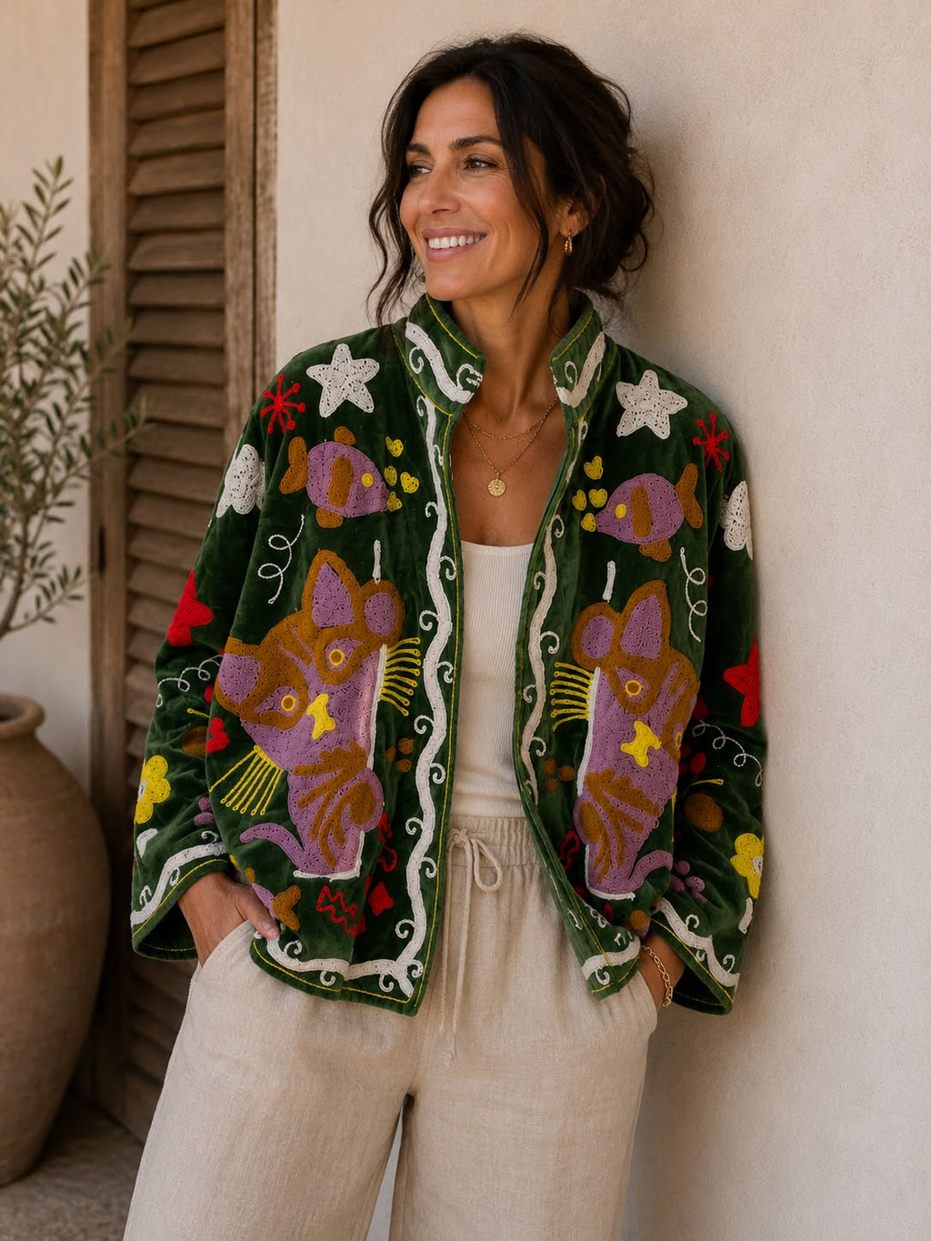 SUZANI JACKET FOREST CAT