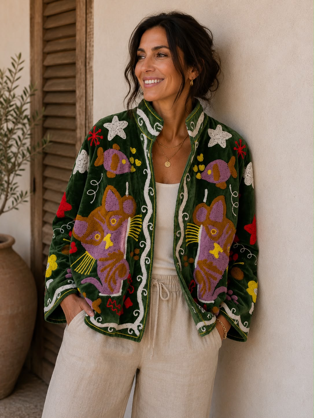 SUZANI JACKET FOREST CAT